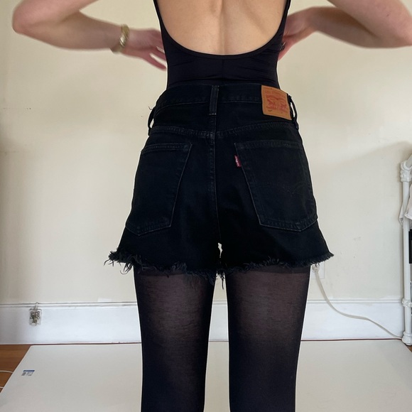 Black Levi’s Jean Shorts - Picture 3 of 6